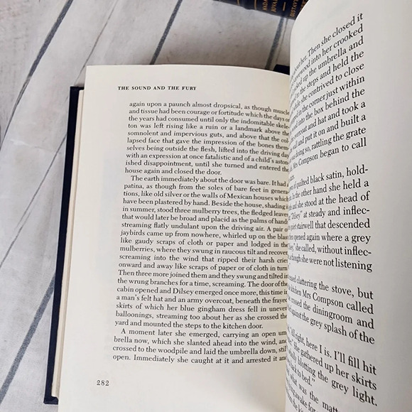 The Sound and the Fury Vintage 1979 Franklin Library Novel 1/4 Leatherbound - Picture 11 of 12